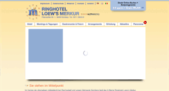 Desktop Screenshot of loews-hotel-merkur.de